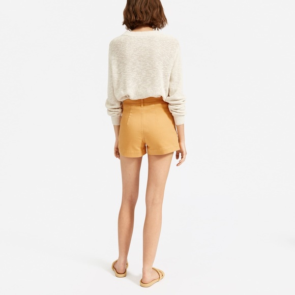 Everlane discontinued patch pocket shorts apricot orange size 00 🧡 - Picture 3 of 5